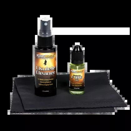 MusicNomad - Premium Ukulele Care Kit - 3 pc.