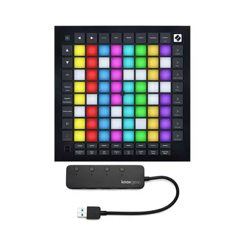 novation-launchpad-pro-mk3-usb-midi-ableton-live-controller-4-port-usb-3-0-hub Novation Launchpad Pro MK3 USB MIDI Ableton Live Controller & 4-Port USB 3.0 Hub