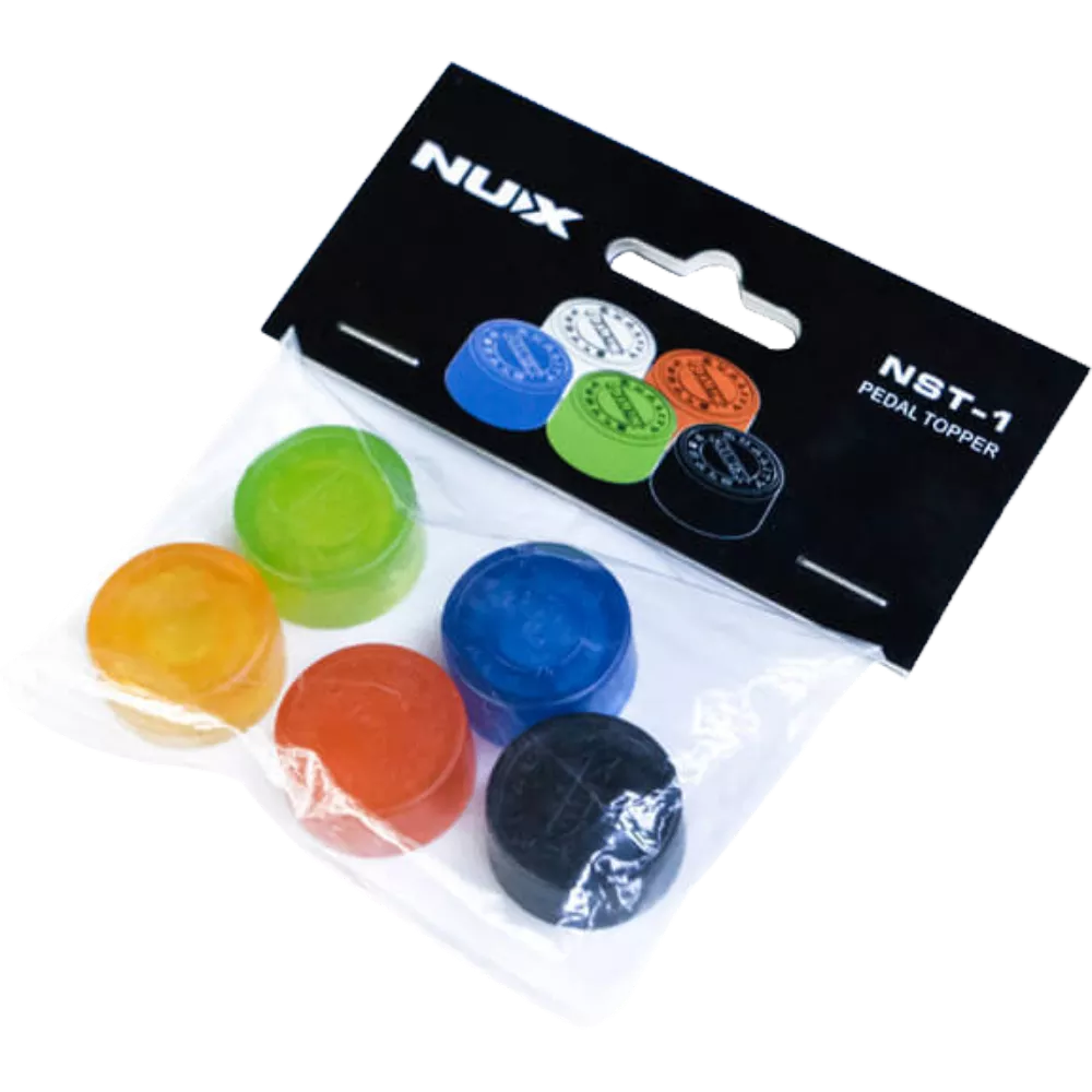 nu-x-pedal-toppers-foot-switch-caps NU-X Pedal Toppers - Foot Switch Caps
