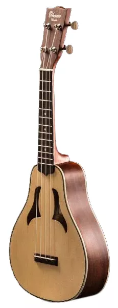 OHANA VITA UKULELE, SOPRANO, SOLID SPRUCE TOP, MAHOGANY BACK &