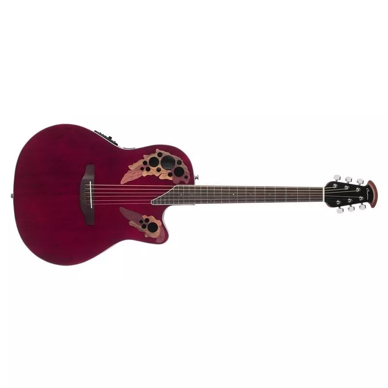 ovation-celebrity-elite-ce48-rr-acoustic-electric-guitarruby-red Ovation Celebrity Elite CE48-RR Acoustic-Electric GuitarRuby Red