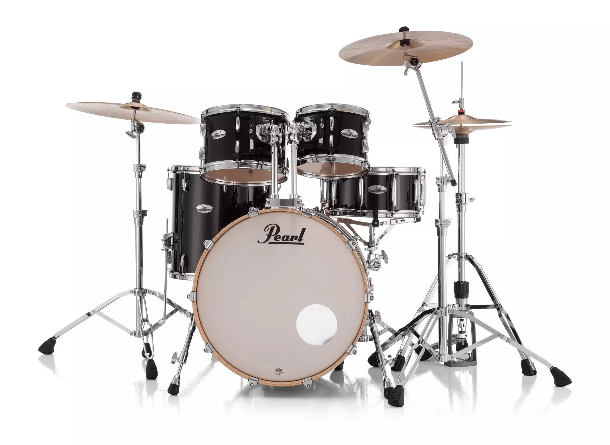 pearl-professional-maple-4-pc-shell-pack-in-gloss-black Pearl Professional Maple 4-pc. Shell Pack in gloss Black
