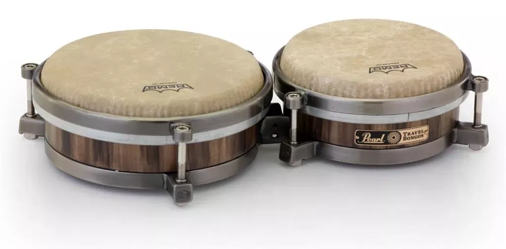 Pearl PTB785 Travel Bongos, Caramel Brown