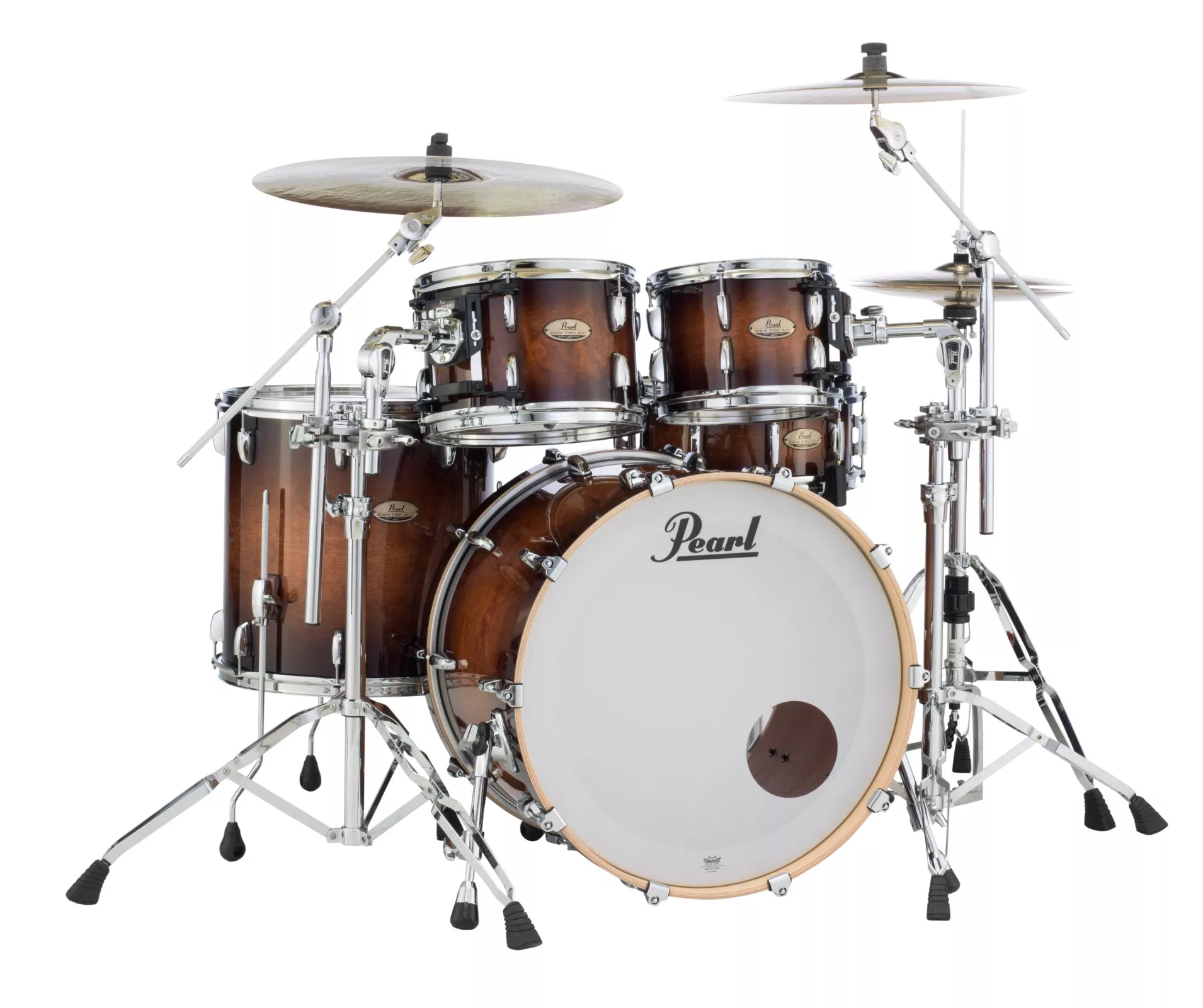 pearl-session-studio-select-4pc-shell-pack-in-gloss-barnwood-brown Pearl Session Studio Select 4pc. Shell Pack in Gloss Barnwood Brown