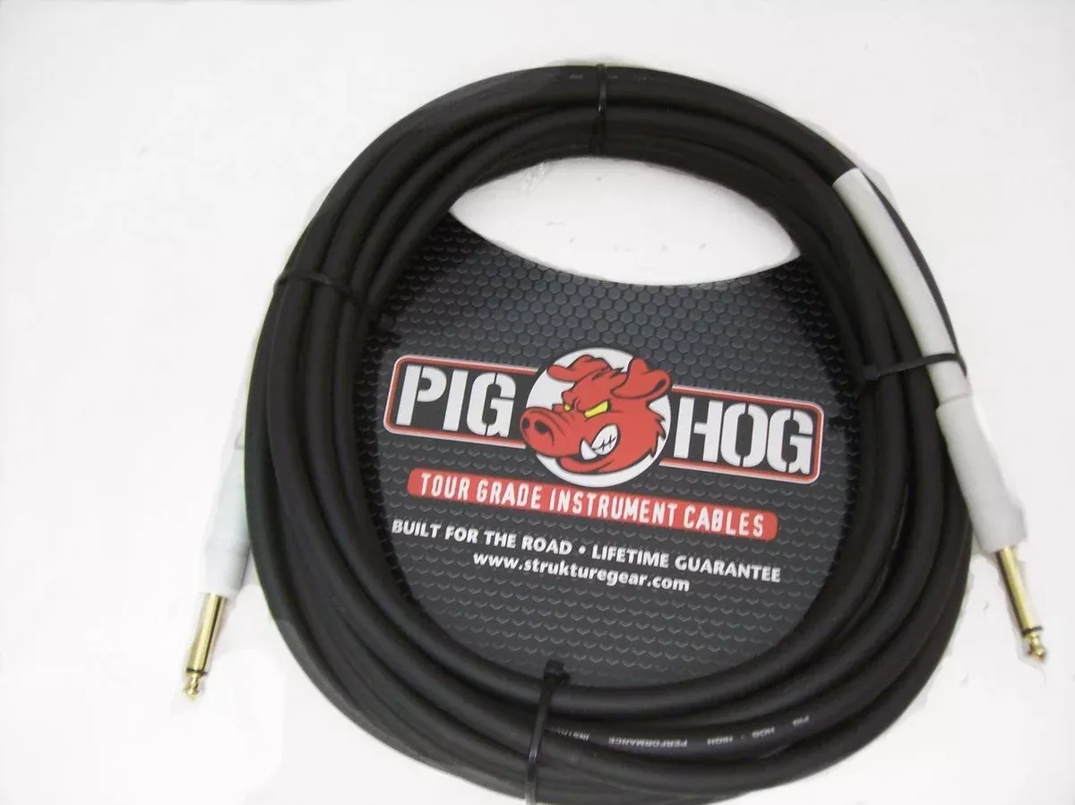 pig-hog-18-5ft-1-4-1-4-8mm-tour-grade-instrument-cable Pig Hog 18.5ft 1/4" - 1/4" 8mm Tour Grade Instrument Cable