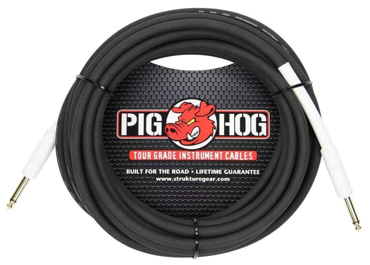 pig-hog-25ft-1-4-1-4-8mm-tour-grade-instrument-cable Pig Hog 25ft 1/4" - 1/4" 8mm Tour Grade Instrument Cable