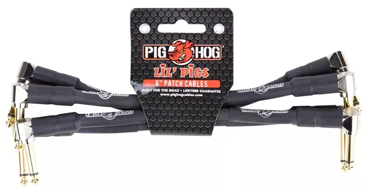 pig-hog-lil-pigs-6in-patch-cables-4-pack Pig Hog - Lil Pigs 6In Patch Cables - 4 Pack