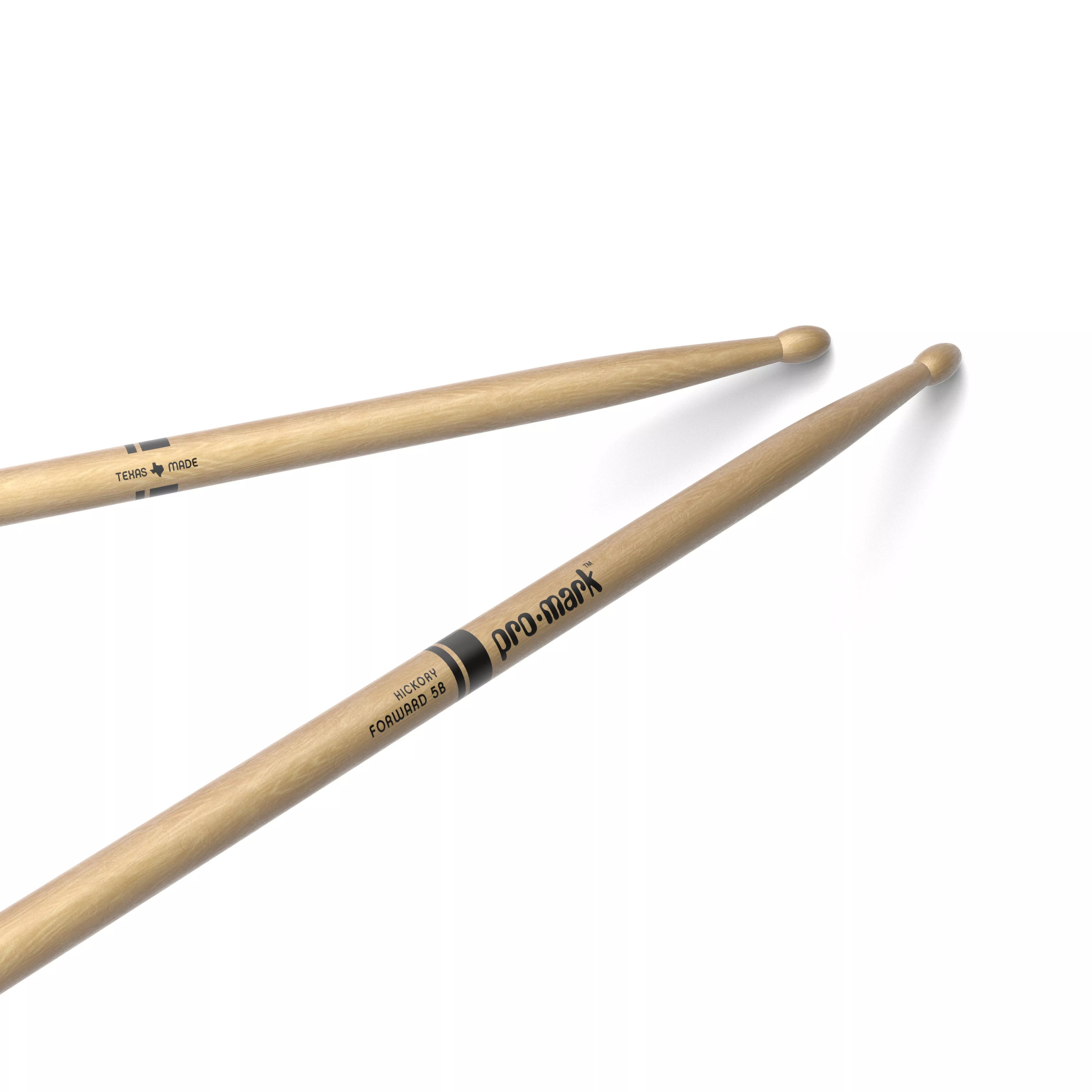 PROMARK TX5BW PROMARK CLASSIC FORWARD 5B HICKORY DRUMSTICK OVAL WOOD TIP