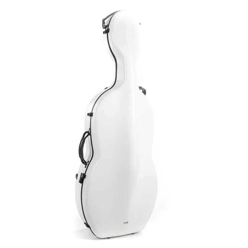 PURE by GEWA Polycarbonate 4.8 Cello CaseWhite with Wheels