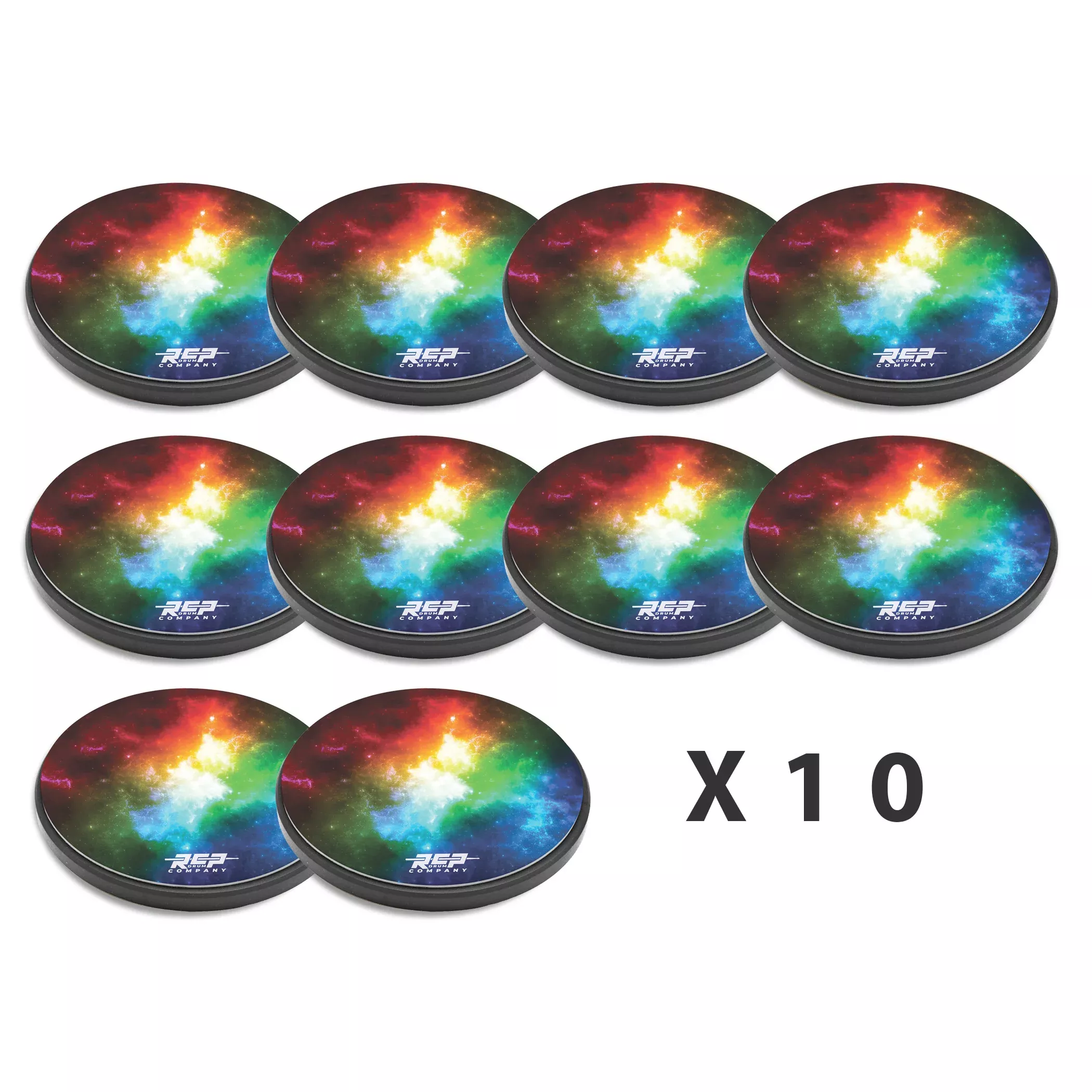 RCP Flex Series™12" Galaxy Practice Pad – 10 Pack
