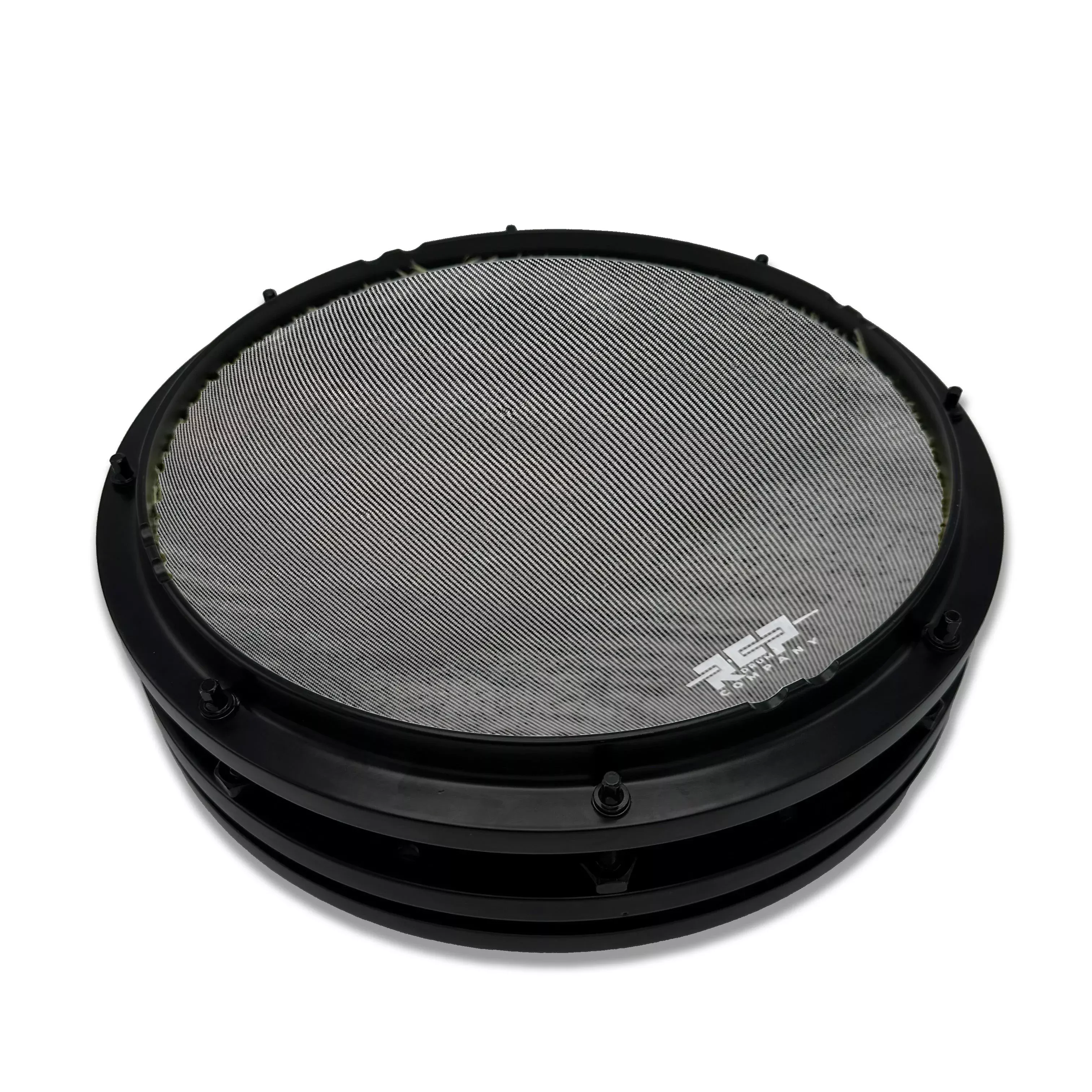 RCP Hybrid Snare™ 12" Practice Pad Black - RCP Marching Head