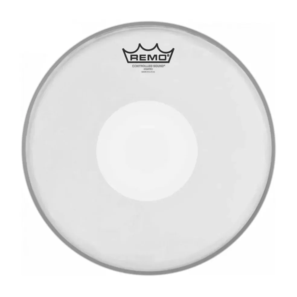 remo-13-controlled-sound-coated-with-bottom-white-dot Remo 13" Controlled Sound Coated with Bottom White Dot