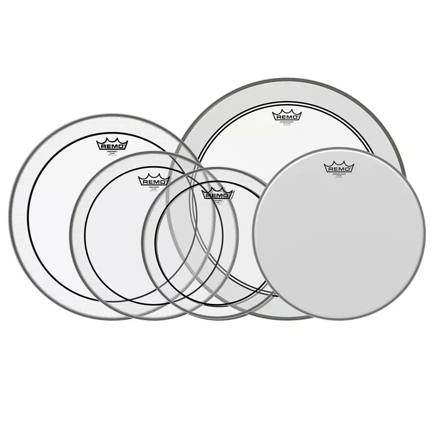 remo-4-piece-12-13-16ps-22pl-drum-head-pack-w-free-14-snare-head-pp-0270-ps Remo 4-Piece 12/13/16PS/22PL Drum Head Pack w/ Free 14" Snare Head - PP-0270-PS