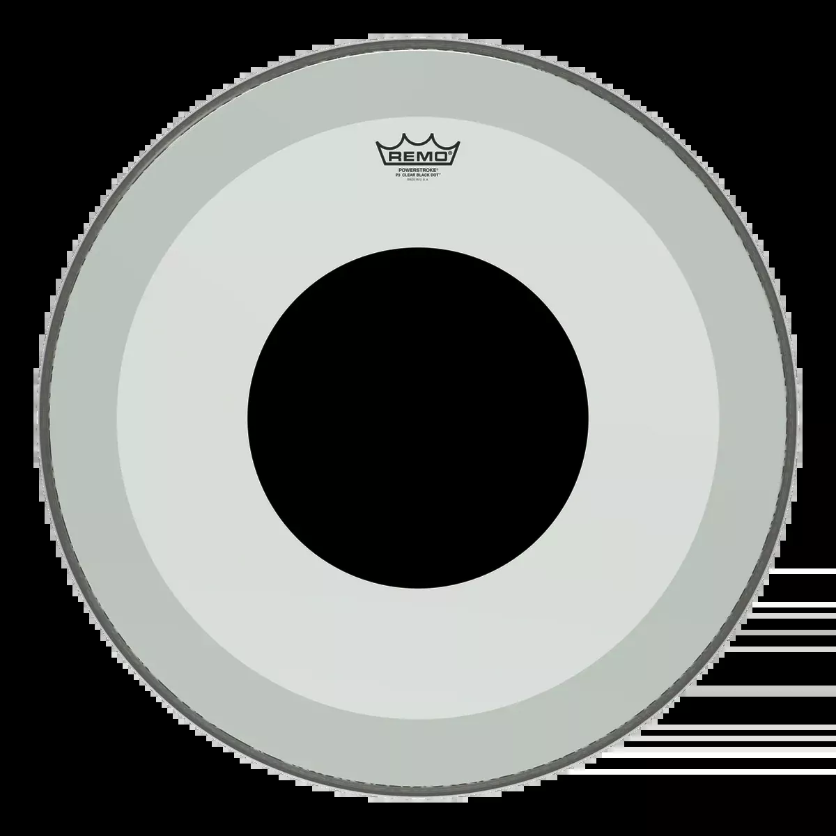remo-powerstroke-p3-clear-black-dot Remo Powerstroke P3 Clear Black Dot