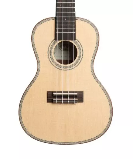 repaired-kala-solid-spruce-top-striped-ebony-concert-ukulele REPAIRED Kala Solid Spruce Top Striped Ebony Concert Ukulele
