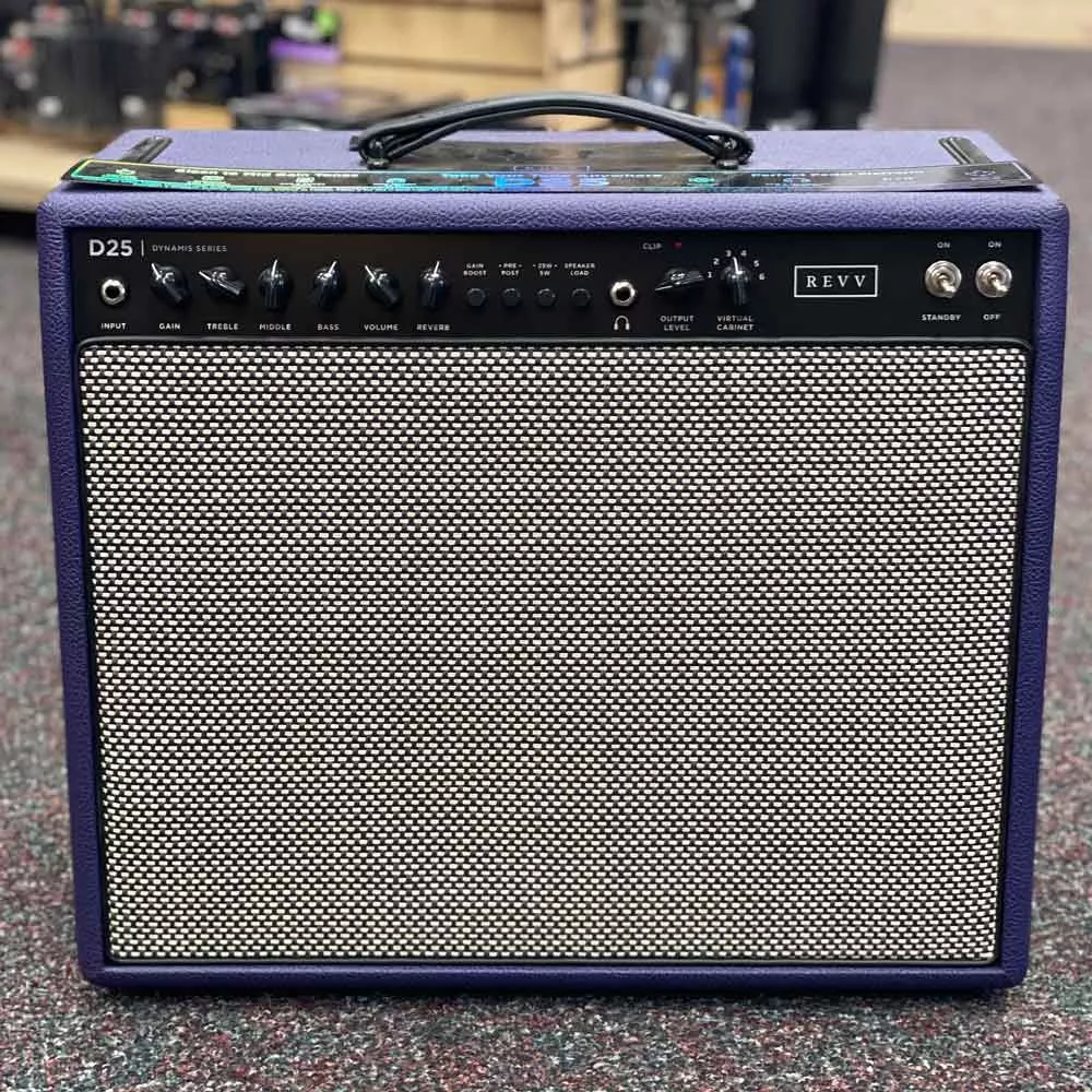 revv-amplification-dynamis-d25-combo-amp-royal-purple Revv Amplification Dynamis D25 Combo Amp - Royal Purple