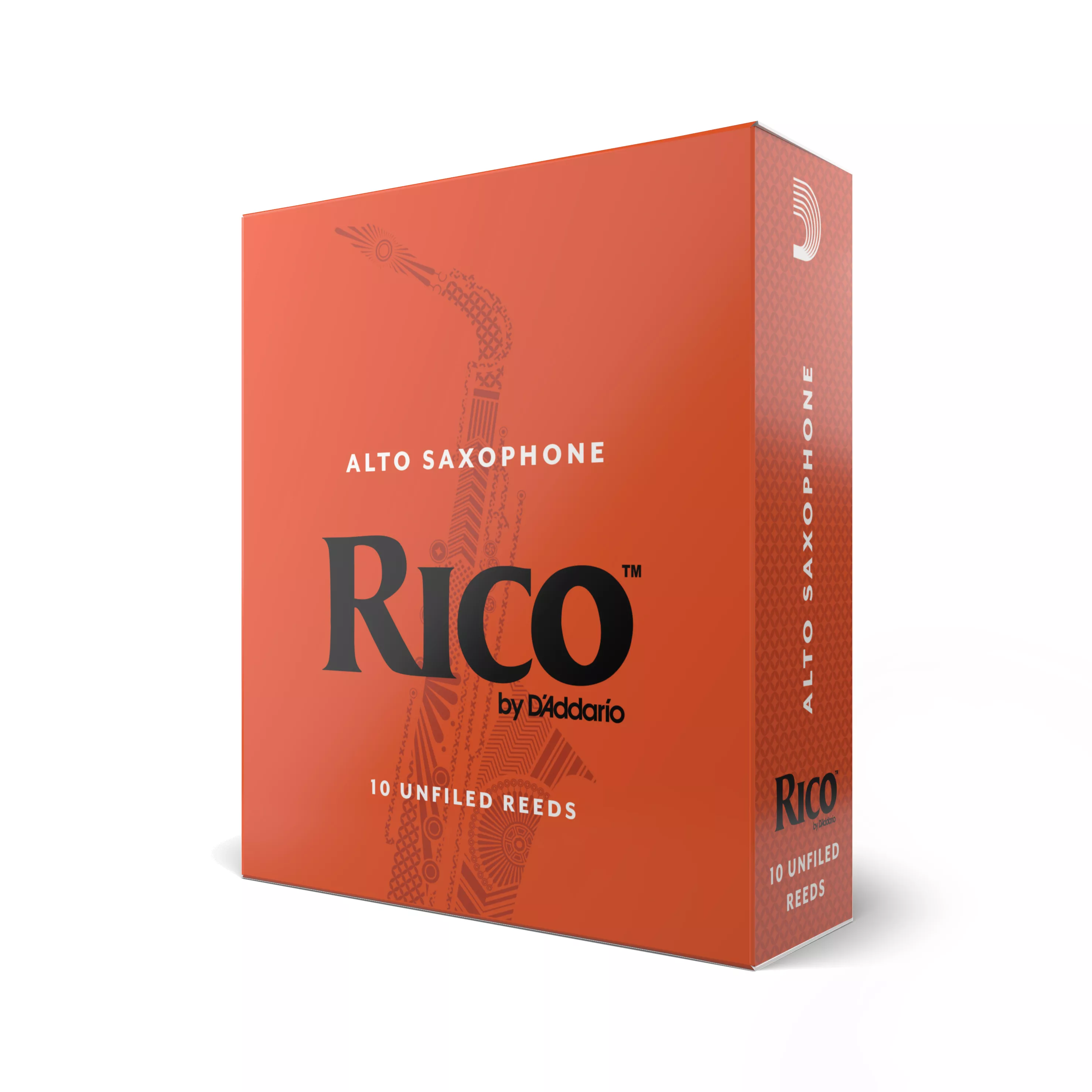 Rico by D'Addario Alto Saxophone Reeds, Strength 3, 10-pack