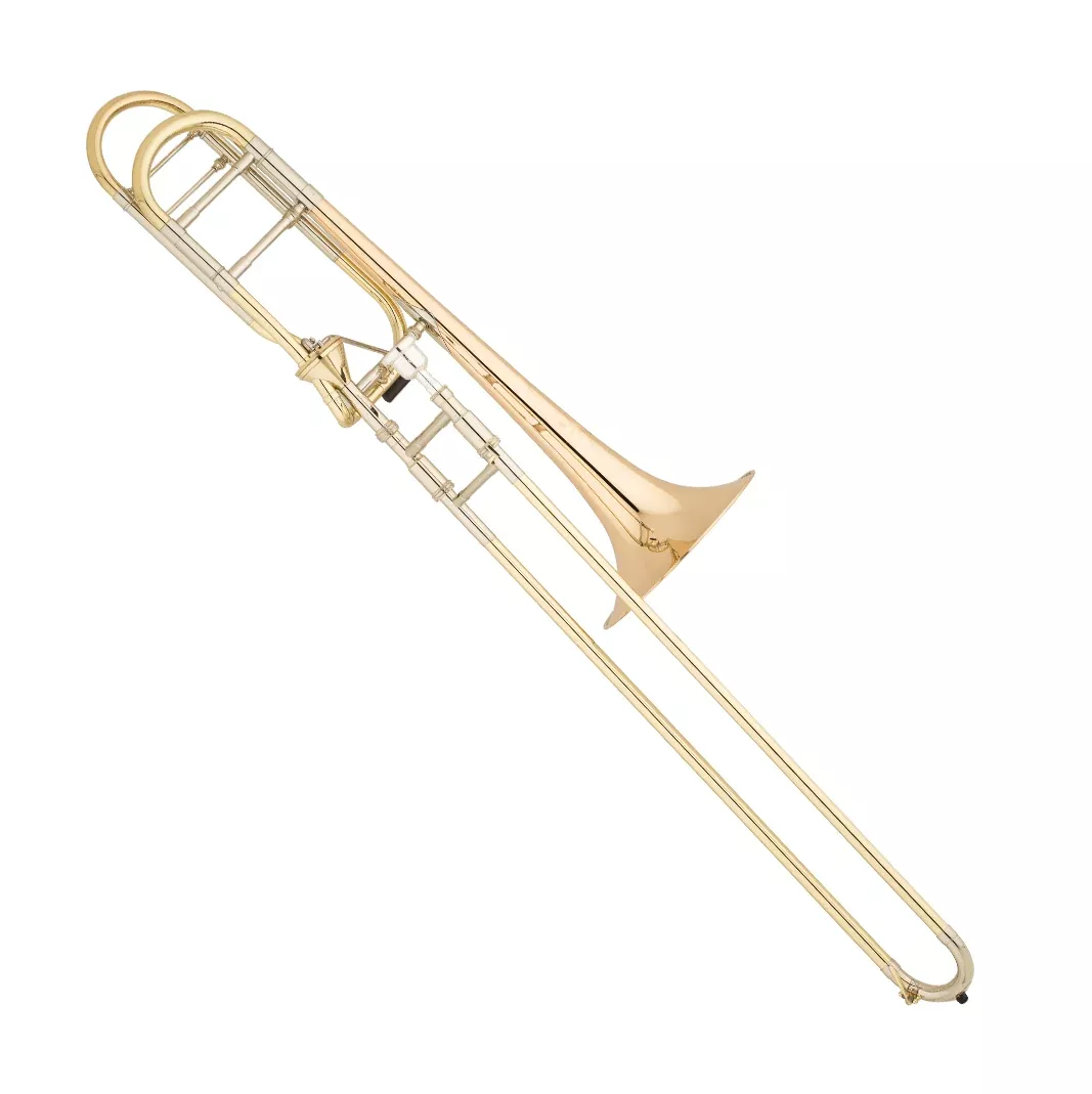 s-e-shires-q-series-tbq30ga-trombone-gold-brass-bell-axial-flow-valve S.E. Shires Q Series TBQ30GA Trombone - Gold Brass Bell, Axial Flow Valve