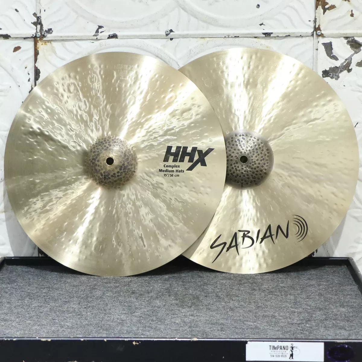 sabian-hhx-complex-medium-hi-hat-cymbals-15in Sabian HHX Complex Medium Hi-Hat Cymbals 15in