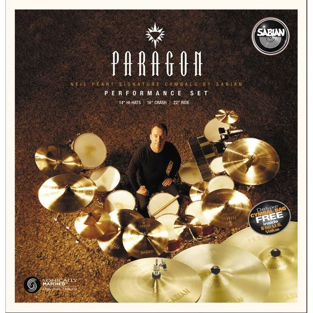 Sabian Paragon Neil Peart Performance Set