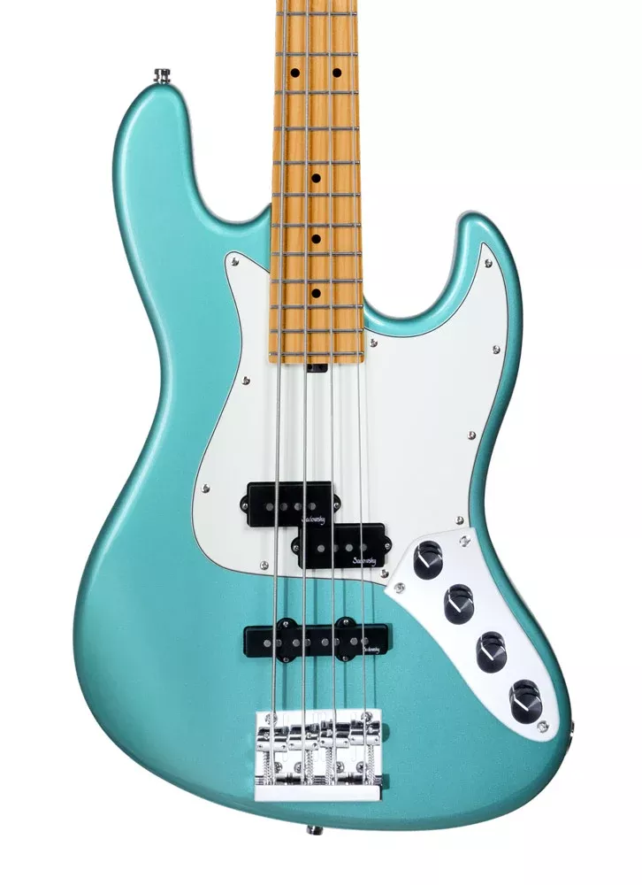 sadowsky-guitars-metroexpress-hybrid-pj-bass-4-sage-green-metallic Sadowsky Guitars MetroExpress Hybrid PJ Bass 4 - Sage Green Metallic
