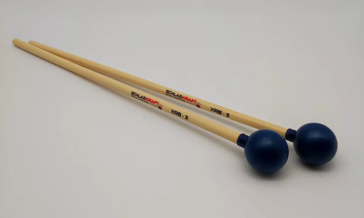 SchlagKraft Xylophone Mallets Rubber blue 28mm