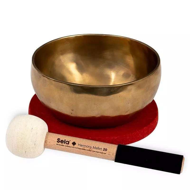 sela-harmony-6-7-brass-singing-bowl-w-mallet-felt-stationary-ringse262 Sela Harmony 6.7 Brass Singing Bowl w/ Mallet & Felt Stationary RingSE262