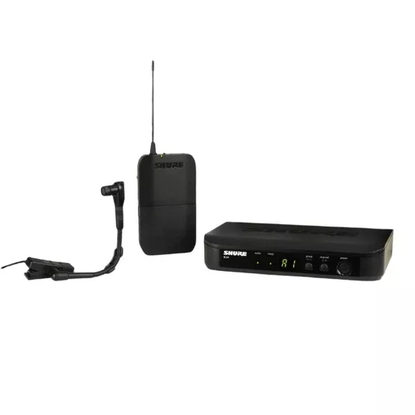 SHURE BLX14B98H10 Instrument Wireless System with Beta 98H/C Clip-on Gooseneck Microphone