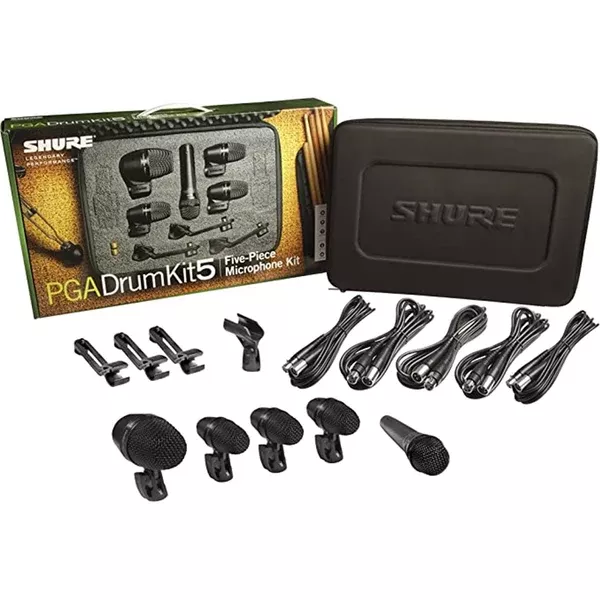 SHURE PGADRUMKIT5 PG Alta Series 5 Piece Drum Mic Kit