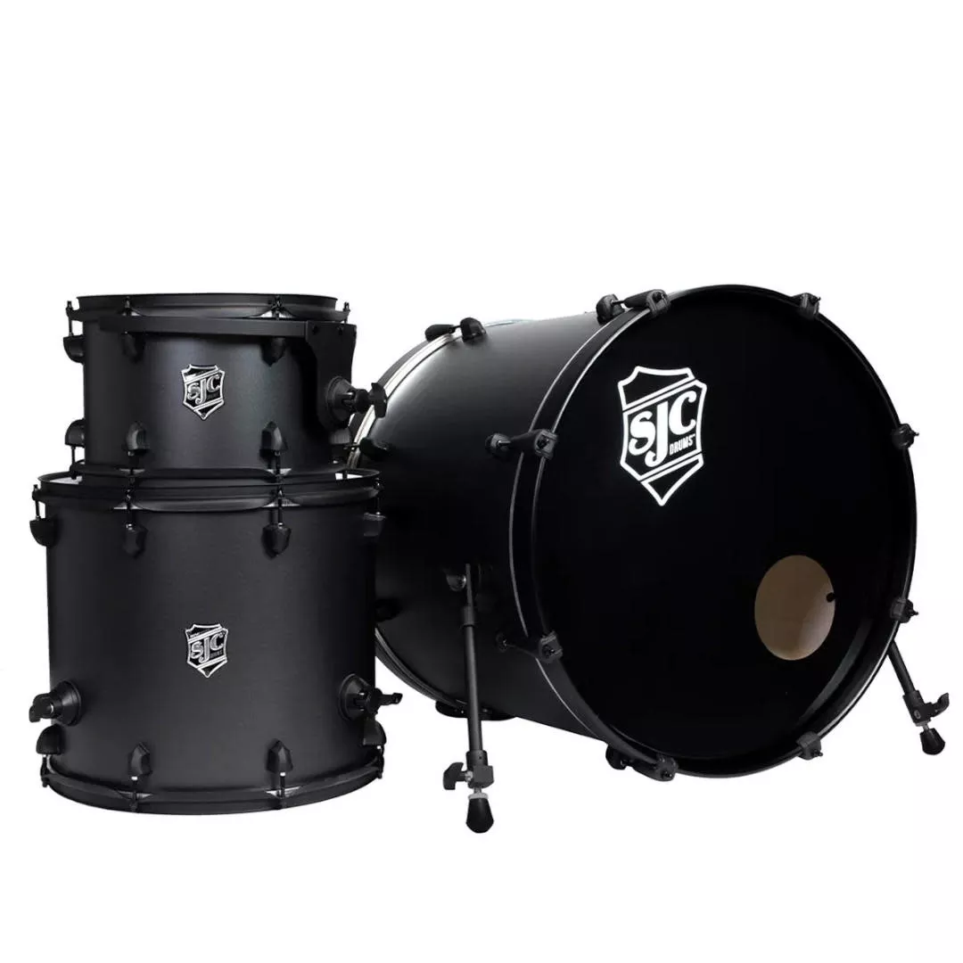 SJC Custom Drums Pathfinder Series 3-piece Shell Pack (Galaxy Grey)