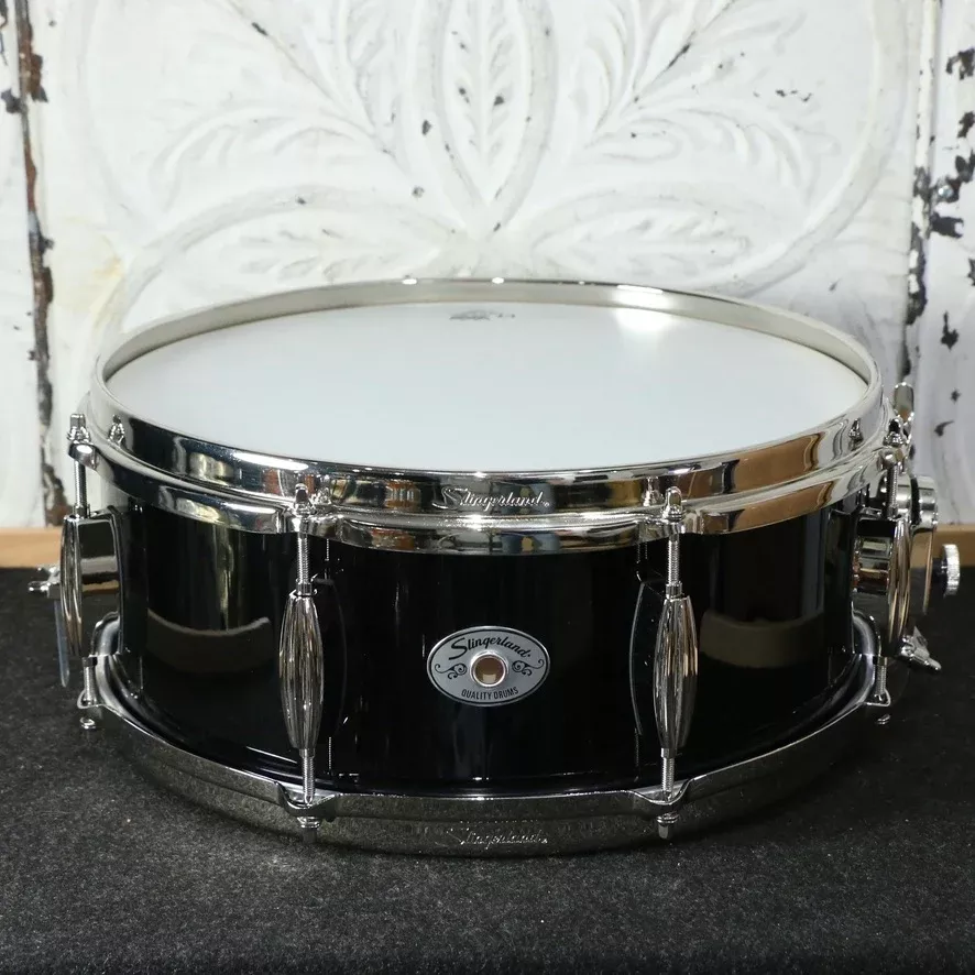 Slingerland Studio King Snare 14X5.5in - Del Norte Black Lacquer