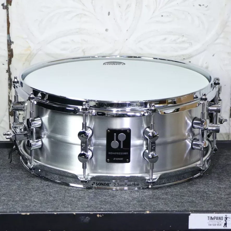 sonor-kompressor-aluminum-snare-drum-14x5-75in Sonor Kompressor Aluminum Snare Drum 14X5.75in