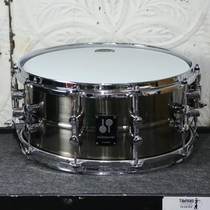 Sonor Kompressor Snare Drum Brass 14X6.5in