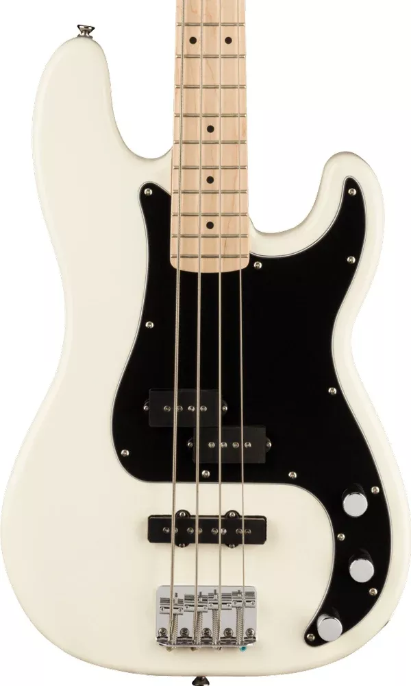 squier-affinity-series-precision-bass-pj-guitar-in-olympic-white Squier Affinity Series Precision Bass PJ Guitar in Olympic White