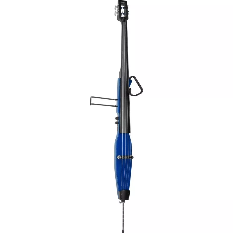 stagg-3-4-size-electric-double-bass-with-big-bag-transparent-blue-edb-3-4-tb Stagg 3/4 Size Electric Double Bass with Big Bag - Transparent Blue - EDB-3/4 TB
