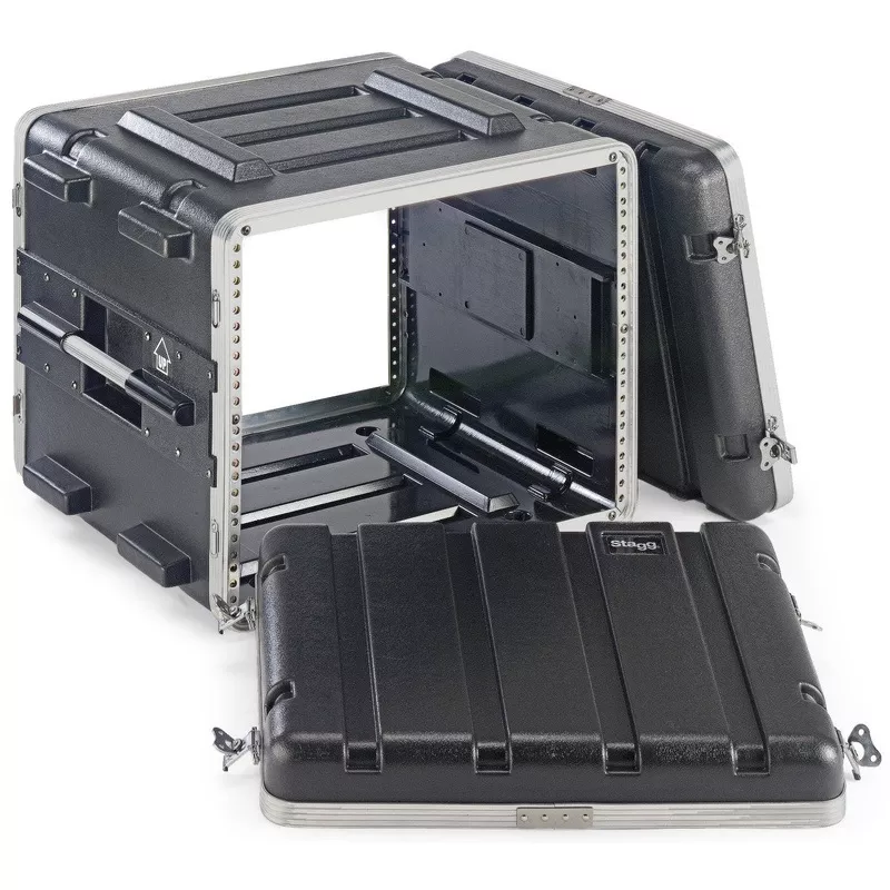 Stagg Professional Rugged 8-Units/19" Rack ABS Case - ABS-8U