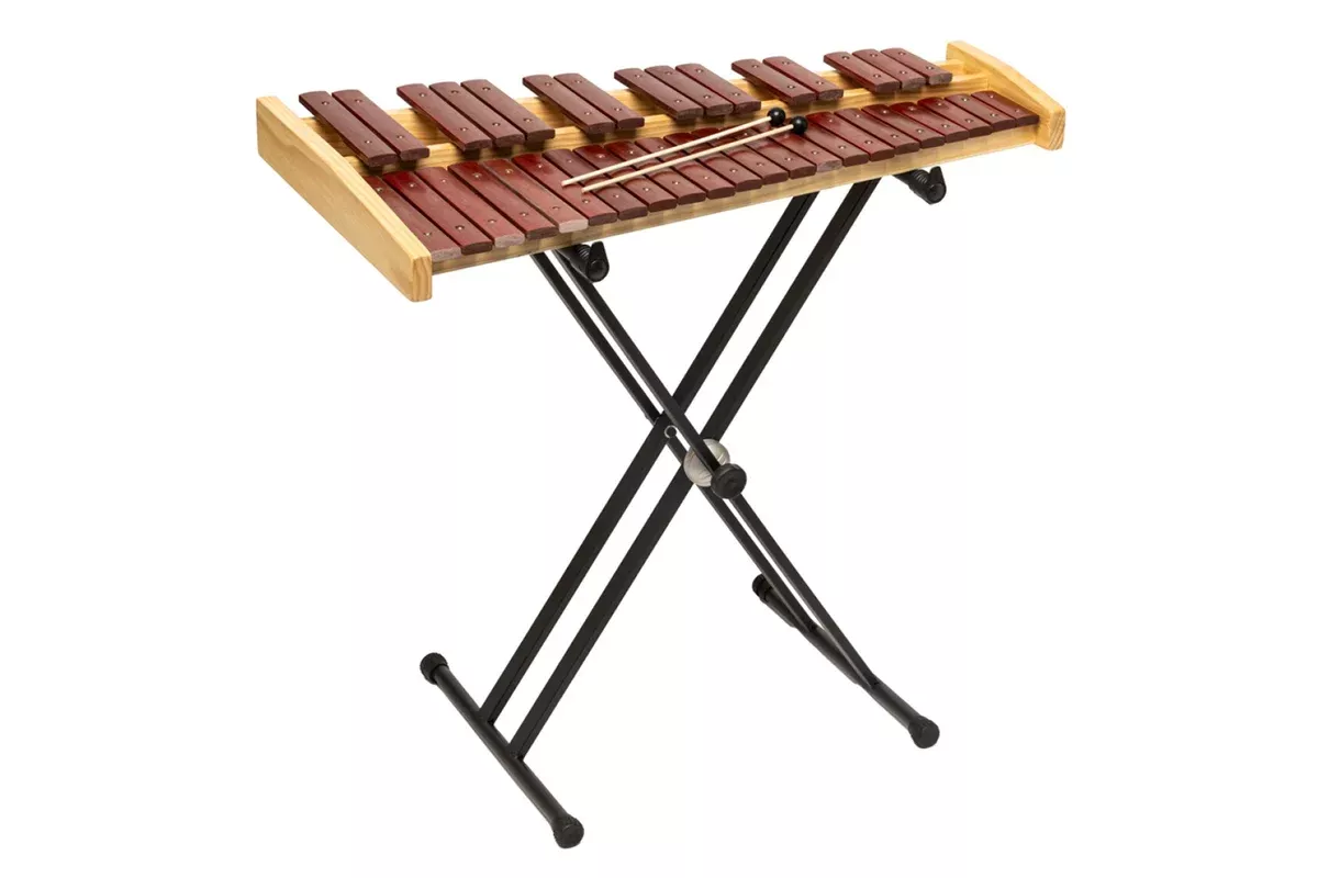 stagg-xylo-set-37-syn-desktop-synthetic-xylophone-set-with-stand-37-keys Stagg XYLO-SET 37 SYN Desktop Synthetic Xylophone Set With Stand - 37 Keys