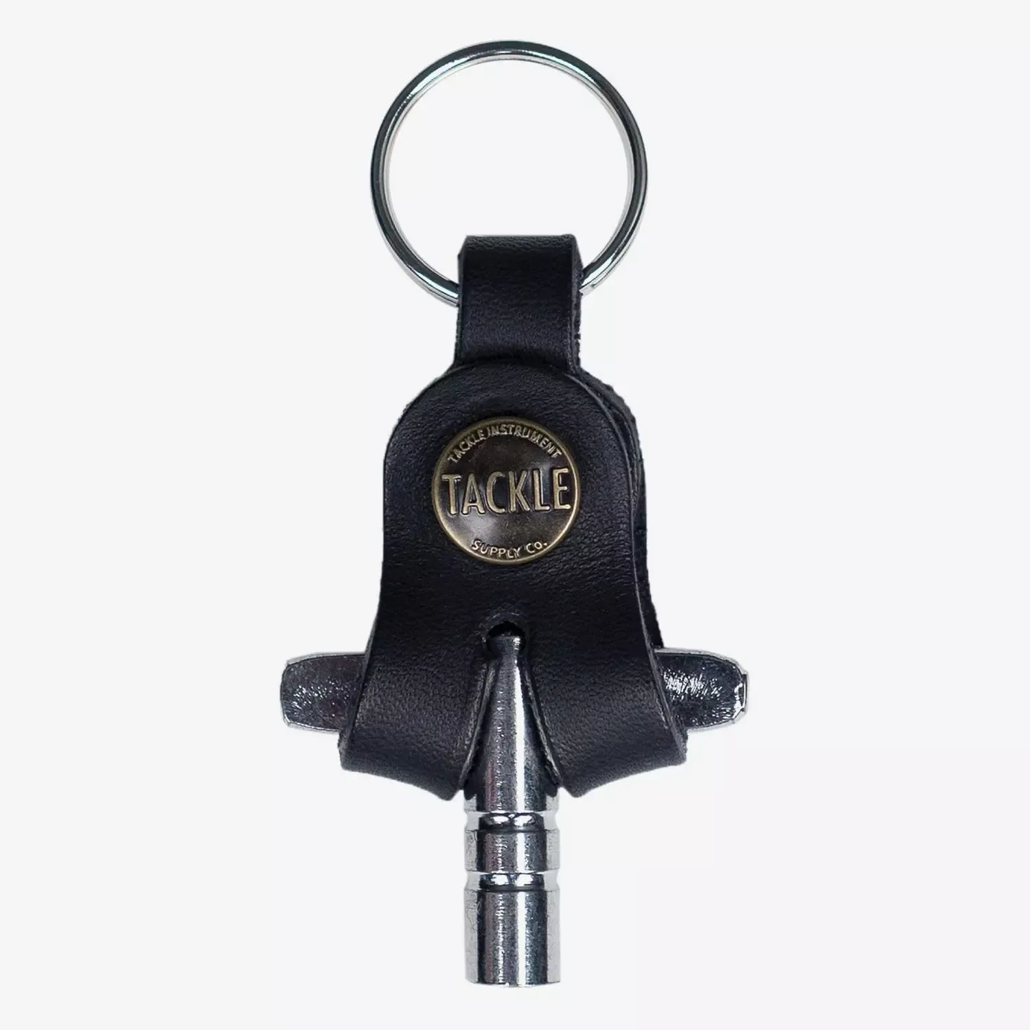 Tackle Timekeepers Drum Key & Leather Case (Black) LDKC-BLK