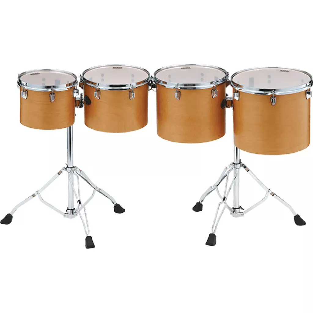 Tama CCLT4MXVAM Double Headed 10/12/13/14 Concert Toms w/Stands Vintage Maple