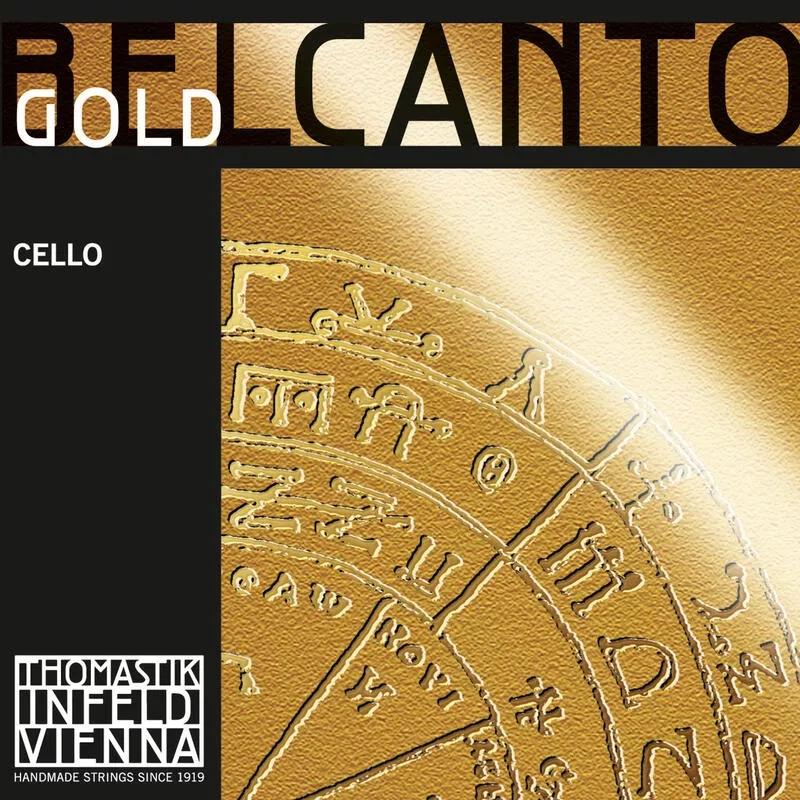 Thomastik-Infeld BELCANTO GOLD Cello Strings, Nickel-Free – 4/4