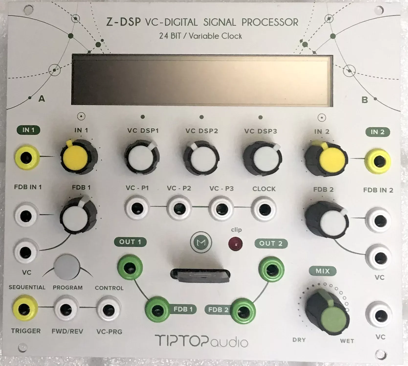tiptop-audio-z-dsp-module-with-halls-valhalla-dsp-card-mint-condition Tiptop Audio Z-DSP module with Halls of Valhalla DSP card, mint condition