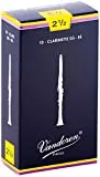 Vandoren Bb Clarinet Reeds No2.5, 10 pack