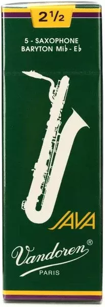 vandoren-sr3425-2-5-java-bari-sax-reeds VANDOREN SR3425 #2.5 Java Bari Sax Reeds