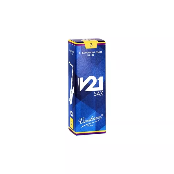 vandoren-v21-sr823-3-tenor-sax-reeds-box-10 VANDOREN V21 SR823 #3 Tenor Sax Reeds, Box of 10