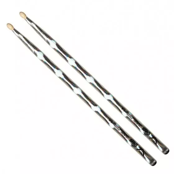 vater-5a-drum-sticks-silver-optic Vater 5A Drum Sticks - Silver Optic
