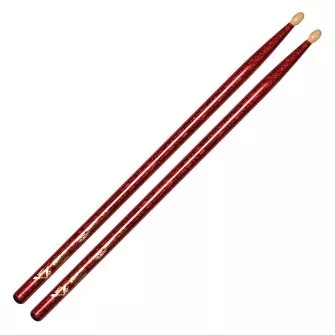 Vater Color Wrap 5A Red Sparkle Drum Sticks