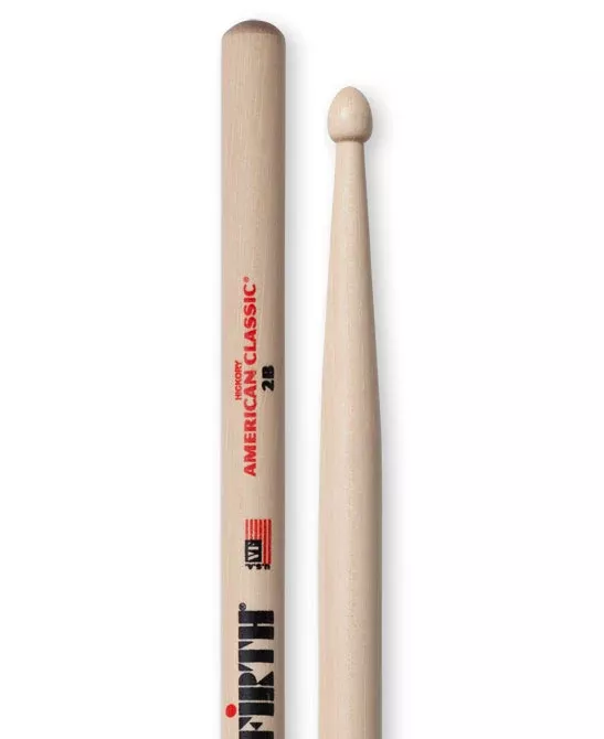 vic-firth-american-classic-2b-drum-sticks Vic Firth American Classic 2B Drum Sticks