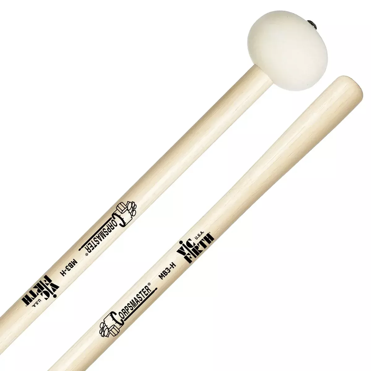 Vic Firth MB3H Marching Bass Mallets - pair