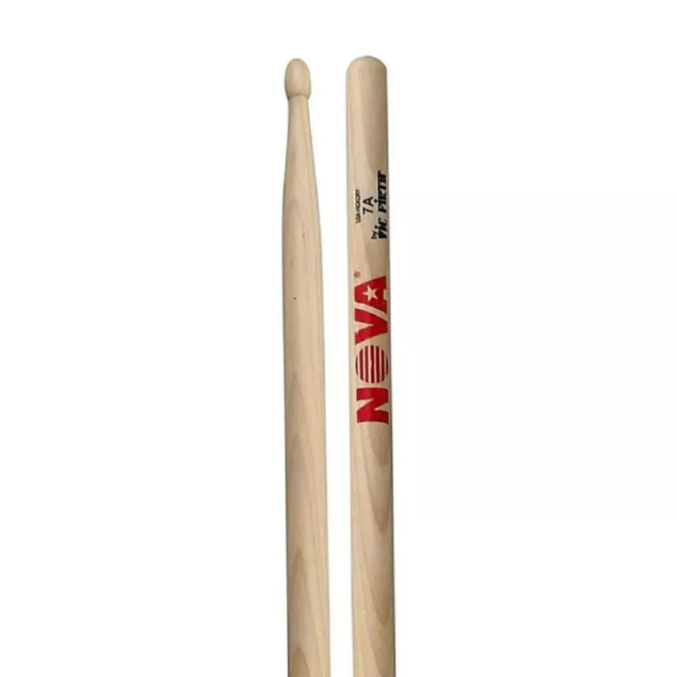 Vic Firth Nova 7A Wood Tip – Black