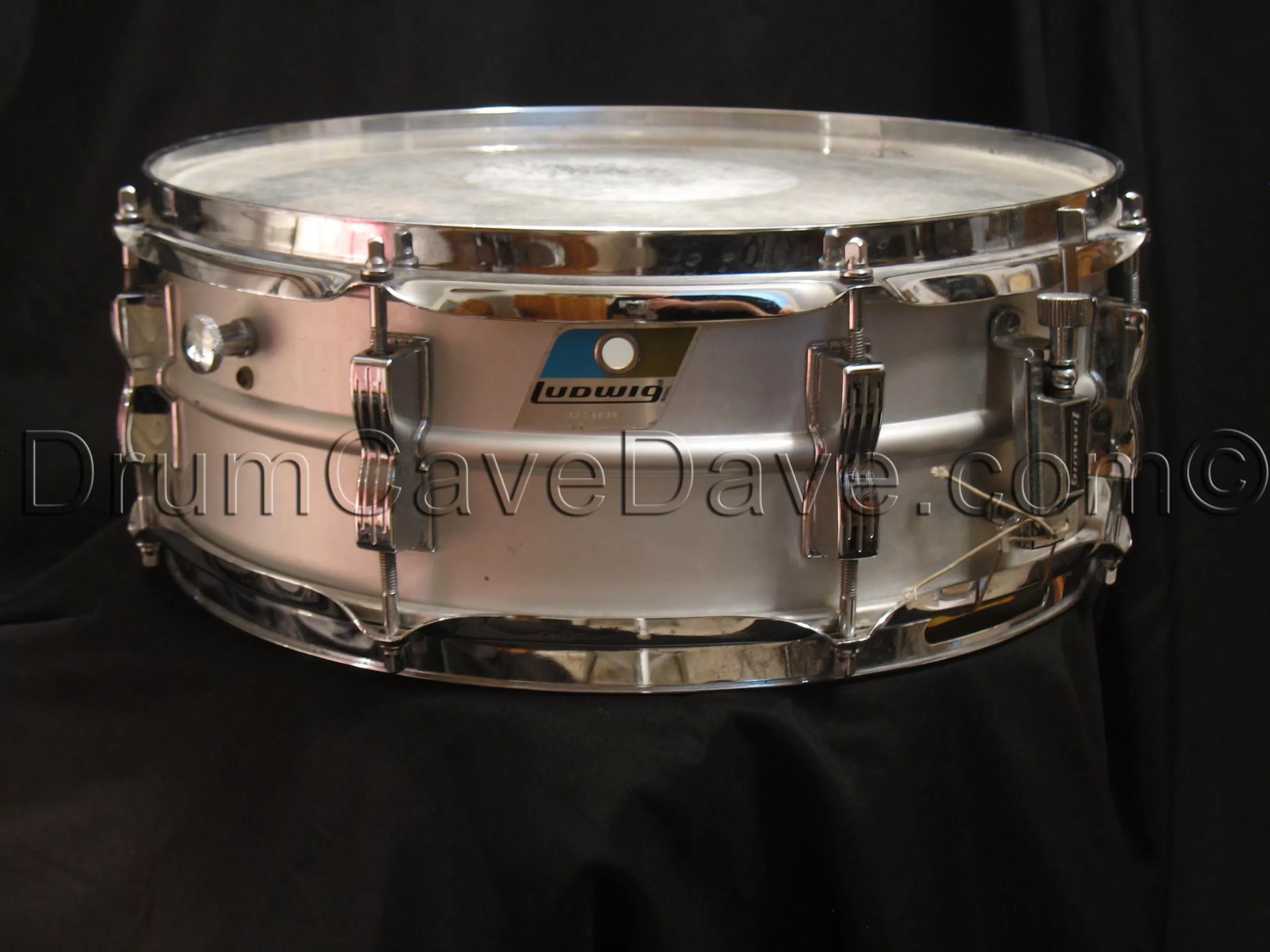 VINTAGE 1970s LUDWIG LM404 5X14″ ACROLITE SNARE DRUM, DEMO VIDEO, ALL OEM!